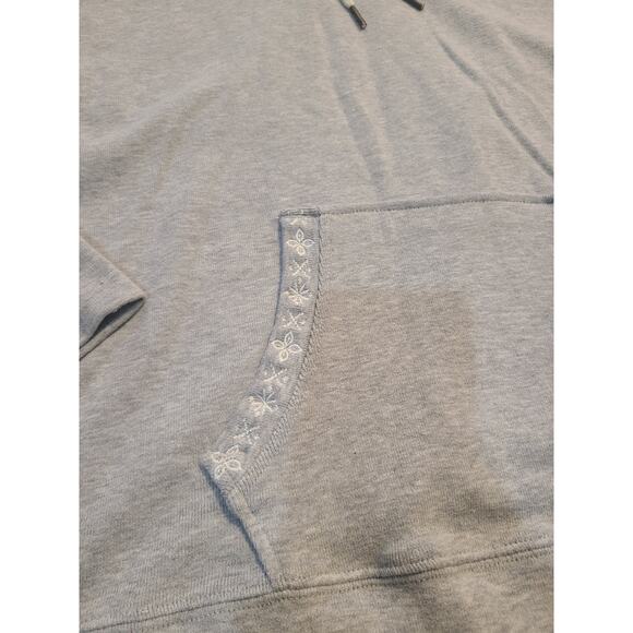 Eddie Bauer large women's grey legendwash hoodie - Picture 3 of 8